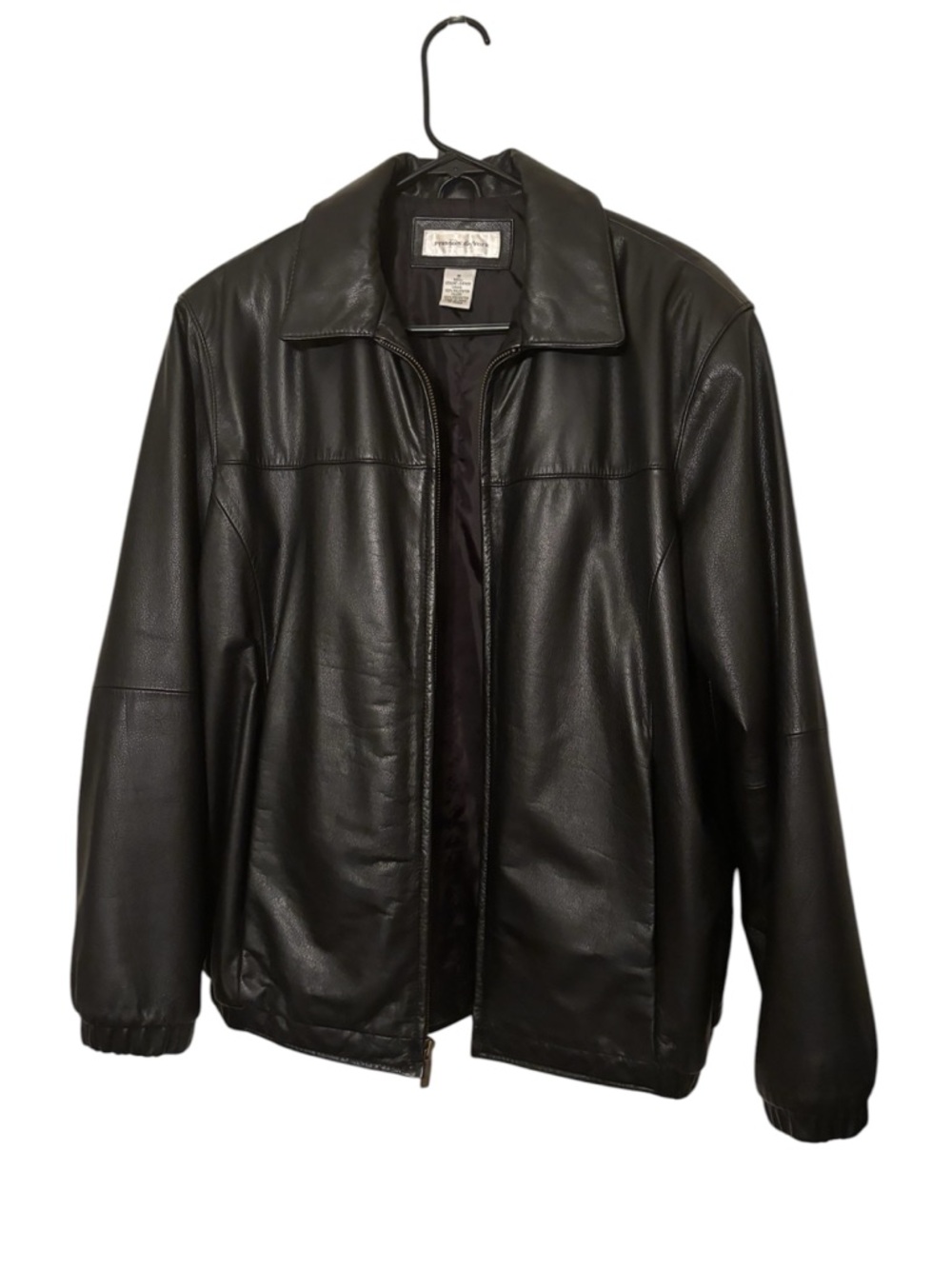 Preston & York Black genuine Leather Jacket